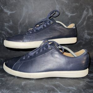 Cole Haan Grand Crosscourt II Blue Leather Sneakers Comfort Mens Size 10.5M